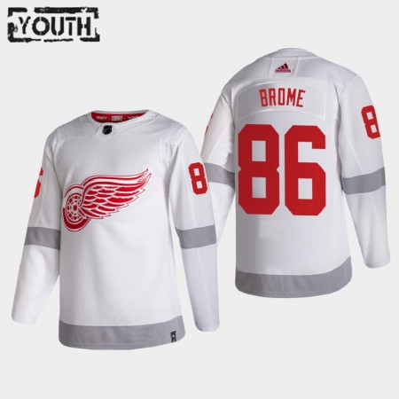 Detroit Red Wings tröja Mathias Brome 86 2020-21 Reverse Retro Authentic - NHL Tröjor Barn